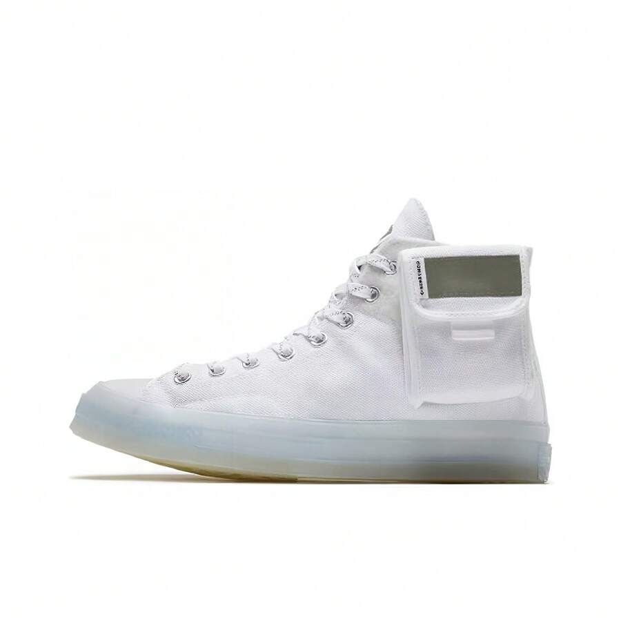 Lay Zhang X Converse Chuck Taylor All Star 70s 70 Hi Zhang Yixing Collaboration Pocket Durable Lightweight High-Top Canvas Shoes Unisex White - White - View 1