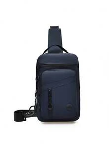Men's Multi-Pocket Chest Bag, Wear-Resistant Waterproof Crossbody Shoulder Bag, Large Capacity Lightweight Portable Small Bag, Suitable For Students, Daily Commute, Short Trips, Travel, Outdoor Cycling, Shopping, Organizing Personal Items - A - View 13