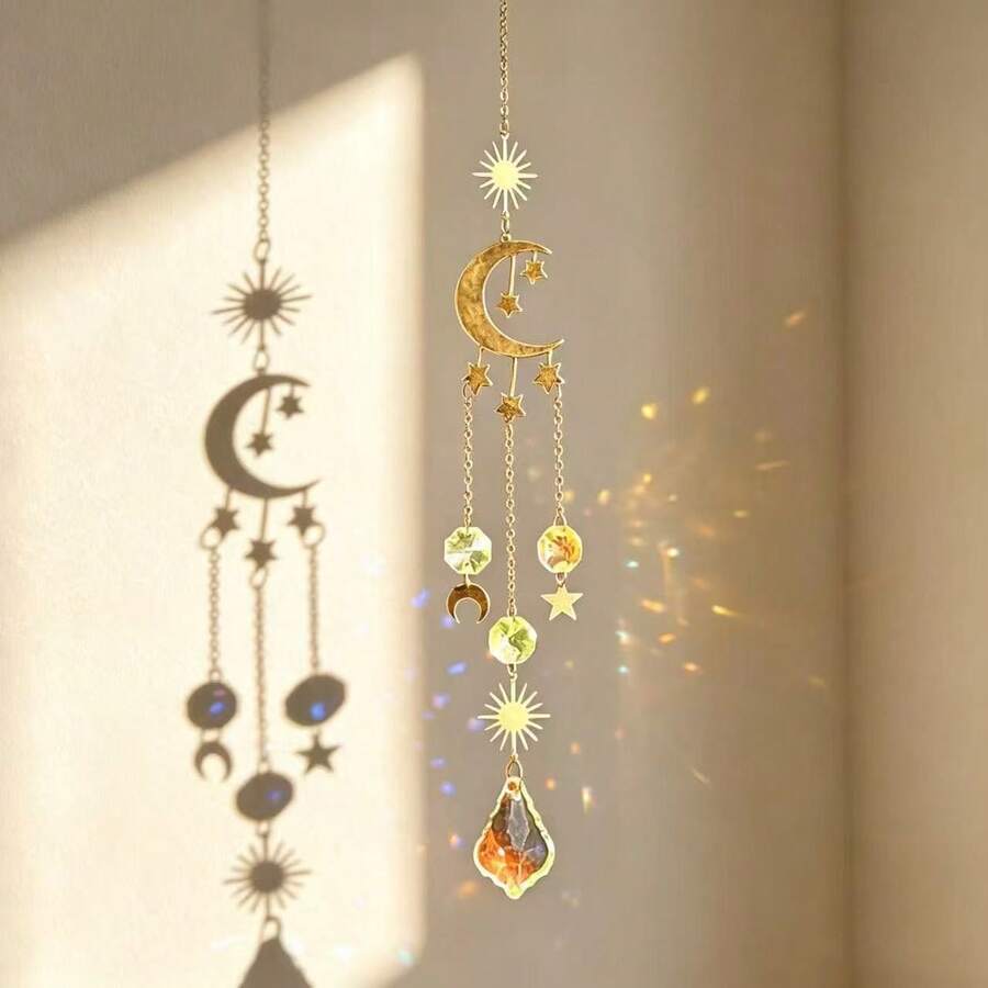 1pc Garden Yard Sun Catcher, Suitable For Garden, Balcony, Wall, Car Hanging, Bedroom, Kitchen, Office, Home Decor