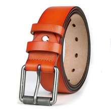 1pc Western Cowboy Men's Belt - With Square Alloy Buckle - Ideal Gift For Any Occasion - ZH029 - View 2