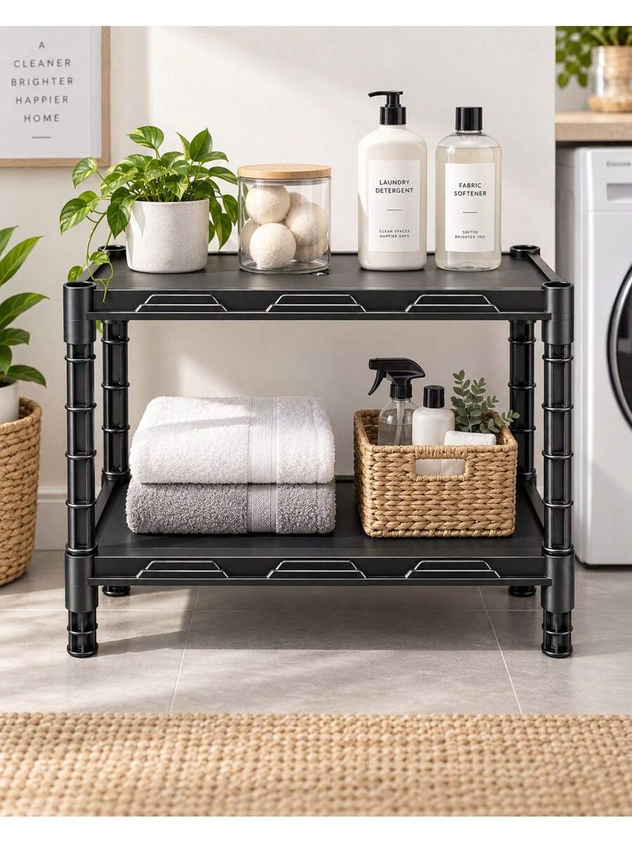 Estante Modular Multi-uso de Plástico. - 2 PRATELEIRAS - Visão 1