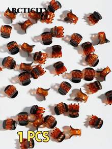 Arcticity 20pcs Mini Hair Clips, Designed For Women's Hairstyles, Strong Grip, Suitable For Decoration, Multi-Functional Hair Accessories - Brown - View 15