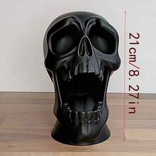 2-In-1 Earphone/Game Controller Plastic Skull Holder, Cartoon Skeleton Design, Also As Desktop Decoration, Entertainment Accessory, Lightweight Stand, Game Accessory, Dual-Purpose Storage Rack, Suitable For Home And Office Areas - Multicolor - View 14