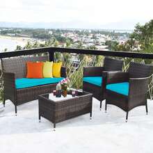 Outdoor Table & Chair Sets - Camel - View 1