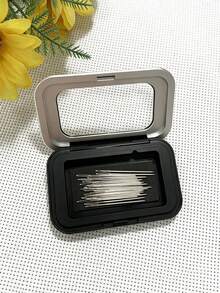 Multi-Function Magnetic Sewing Needle Box,Durable Steel Storage Case With Strong Magnetic Adsorption For Needles And Buttons,Portable Embroidery Patchwork Craft Storage Box,Best Gift For Handicraft Enthusiasts, Mothers, And Tailors - Multicolor - View 7