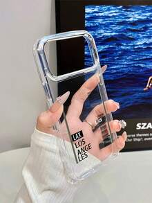 1件金屬透明飛機登機牌圖案手機殼 個性化保護殼，適用於 iPhone 16 Pro Max/18/17/16/15/14/13/12/11 - 彩色 - 查看 2