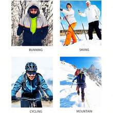 Unisex Ski Balaclava Full Face Mask, Windproof Sun Protection Breathable Face Mask, UV Protection Ski Scarf, Suitable For Men/Women/Workers - White - View 5