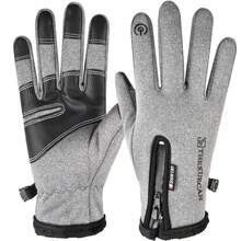 Touchscreen Compatible Warm Lightweight Windproof Outdoor Gloves, Suitable For Running, Cycling, Driving And Hiking Sports Gear, Unisex Autumn/Winter Style - Multicolor - View 13
