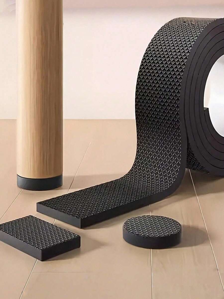 Silent Wear-Resistant Non-Slip Table And Chair Leg Pads, Thickened Noise-Reducing Wear-Resistant Silent Pads, Suitable For Dining Tables, Chairs, Helps To Minimize Noise From Chairs, Tables And Beds - A - View 1