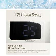 HiBREW H10Plus Semi Automatic Espresso Machine With Pressure Gauge,Espresso Maker With 58mm Portafilter & 1.8L Removable Water Tank,PID Temperature Control & Pre-Infusion,Cold Brew & Hot Brew Dual Mode, 3 Adjustable Flow Rates,Home Coffee Machine For Latte - EU F Type Plug(220-240V) - View 7