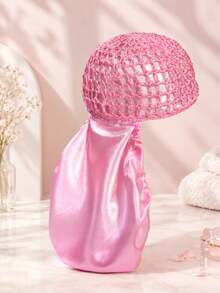 1Pc Women's Solid Color Headscarf, Upgraded Lace Trim, Fashionable Versatile All-Match Hat, Casual Comfortable Daily Wear ﻿ - Multicolor - View 6