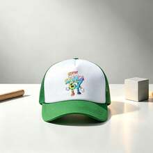 1PC Mesh Trucker Hat, SIX SEVEN Cartoon Number Character Print, Breathable Mesh Back, Adjustable Unisex Cap For Daily, Street, Outdoor & Travel - Multi-color - View 7
