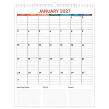 2027-2028 18個月壁掛日曆，大尺寸月計畫表，含目標、待辦清單與備忘錄，居家辦公時間管理規劃日曆 - A - 查看 7