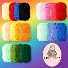 1/5Pcs 120g Comfortable Soft 4‑Ply Mixed‑Color Yarn Set, Yarn For Crochet, Hand Sewing Knitting Crochet Yarn For Beginner, Ideal For DIY Crafts Creating Hats, Scarves, Handbags & Handmade Gifts - Multiple Styles - View 1