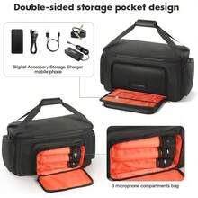 Carrying Case For PartyBox On The Go 2 Plus / On-The-Go Essential Party Speakers,Travel Storage Bag Fits For Boombox 4 / 3 Protable Speakers (Case Only) - one-size - View 3