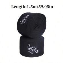 1 Pair Elastic Boxing Hand Wraps, Muay Thai Combat Fighting Sanda Sports Protective Gear Hand Wraps, Breathable And Sweat-Absorbing, Suitable For Boxing Sports, Boxing Training, Multiple Colors Available, Personalized Boxing Hand Wraps - Multicolor - View 16