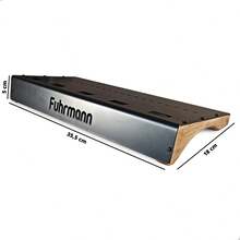 Pedalboard Fuhrmann PB5 Luxo Detalhe Em Madeira Universal Cor Preto - Preto - Visão 5