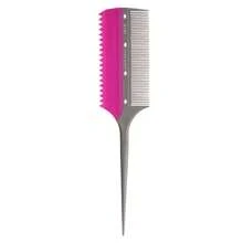 INGRID Professional Salon Hair Styling Ironing Assistant Comb, Pad Comb, Fine-Tooth Comb, Perming And Dyeing Companion - Hot Pink - View 7