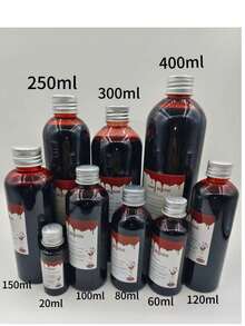 Fake Blood, Performance Prop Cosplay, Vampire, Zombie Holiday Prop, Splash On Clothes Decoration, Photo Decoration Prop (Random Color) (Product Batch Different Bottle Label Random) - Multicolor - View 6