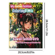 [NEW MyAnimeFashi0n Coloring Book] 1pc Original Coloring Book ,22 Pages Single-Sided Printing,Clear Lines And Exquisite Patterns,Ideal For Relaxation | Perfect Gift For New Year, Christmas,Birthdays,School Holidays,Perfect For Adults & Teens & Child - Single Piece - View 3
