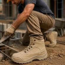 Men Industrial & Construction Boots - Khaki - View 1