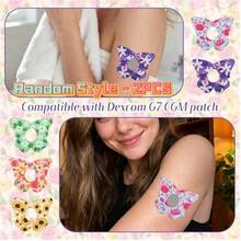 1 Box 2/10pcs G7 Adhesive Patches, 5 Exquisite Butterfly Designs, Blood Glucose Monitor Accessories Waterproof Breathable Latex-Free Sensor Cover Stickers - View 9