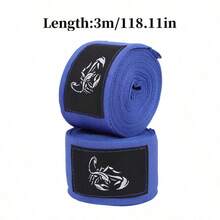 1 Pair Boxing Hand Wraps Elastic Hand Bandage, Muay Thai Combat Fighting Sanda Sports Protective Gear, Breathable And Sweat-Absorbing, Suitable For Boxing Sports, Boxing Training, Multiple Colors Available, Personalized Boxing Hand Wraps - Multicolor - View 13