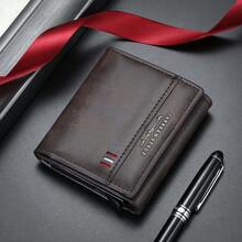 CarrKen 1pc Men's New Multi-Slot Vintage Credit Card Holder, European & American Style - Multicolor - View 10