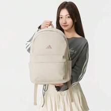 Adidas Solid Corduroy Backpack Regular Unisex Light Khaki Brown - Light Khaki Brown - View 2