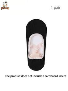 1/4 Pair Cross Strap Yoga Socks, Non-Slip, Spring/Autumn, Professional Indoor Fitness, Dance, Pilates, Sports Short Socks - Multicolor - View 8
