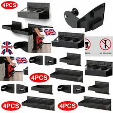 4Pc Magnetic Toolbox Tray Set Tool Box Cabinet Side Shelf Storage Van Workshop - A - View 2