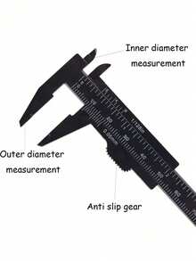 2pcs Portable 80mm Plastic Eyebrow Measuring Vernier Caliper Tattoo Micro Blade Caliper Permanent Makeup Measuring Tool - Multicolor - View 6