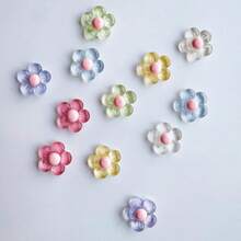 6/8/12pcs Vibrant Cute Flower Fridge Magnets, Suitable For Home Kitchen Office Whiteboard Decoration, Home Decor, Room Decor, Refrigerator Kitchen Magnets, Gift For Friends And Family - Multicolor - View 8