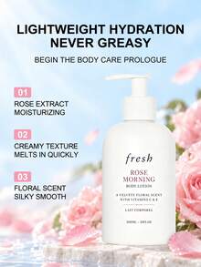 Lotion Tubuh Fresh Rose Dawn - 300ml - 10 FL.OZ - KULIT HALUS SEPERTI SUTRA DENGAN AROMA MAWAR - 300ml - View 2