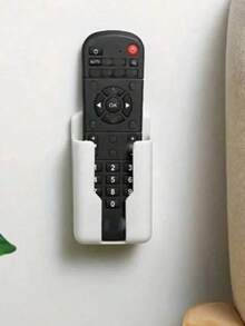 Silicone Wall-Mounted Remote Control Organizer Holder, No Drilling Required, Odorless, Durable, Suitable For TV And Air Conditioner Remotes - Multicolor - View 17