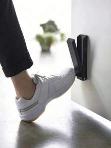 Drill-Free, Adhesive, Foldable, Wind-Resistant Stainless Steel Door Stopper And Non-Slip Door Holder For Home Entrance And Security Doors. - Multi-color - View 4