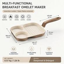 Multi-Section Breakfast Pan Series – Egg, Omelet, Pancake And Grill Skillets - View 17