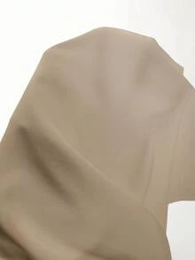 GloMan Old Money Men's Light Khaki Long Sleeve Button-Down Dress Shirt, Solid Brown, Suitable For Weddings, Office Work, Formal Parties, Gift For Father/Husband - Khaki - View 9