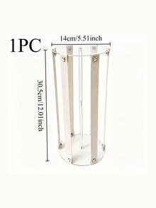 Kệ lưu trữ phụ kiện tóc acrylic trong suốt, kệ để kẹp tóc và nơ để bàn, kệ trang trí lưu trữ để bàn, tháp đựng trang sức - Nhiều màu - Xem 7