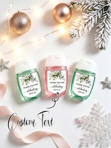 Custom Hand Soap Label Stickers, Suitable For Graduation, Wedding, Bridal Shower, Coming Of Age, Birthday, Holiday Party And Other Occasions And Shower Party, No Soap Included, Halloween, Christmas - Multicolor - View 8