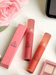 Lipstik Cair 3CE, Pewarna Bibir Matte #NIGHT TALK "Rose Tea Talk" - #TehMawar-ObrolanMalam-4,6g - View 5