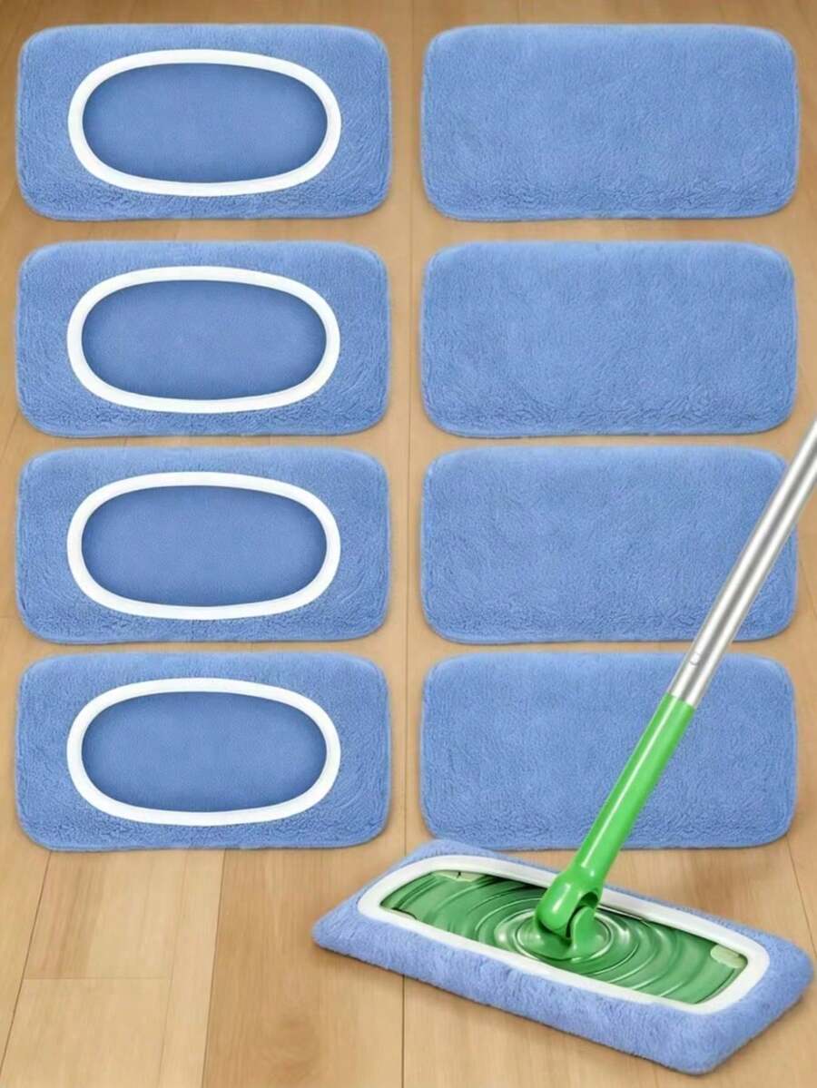 Reusable Mop Pad, Dry & Wet Floor Mop Cover, Suitable For Cleaning Hardwood Floors, High Absorbency, Suitable For Dry & Wet Cleaning Methods - A - View 1