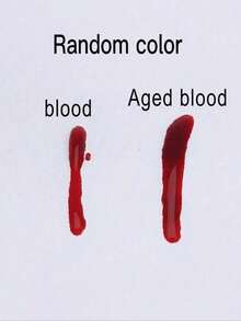 Fake Blood, Performance Prop Cosplay, Vampire, Zombie Holiday Prop, Splash On Clothes Decoration, Photo Decoration Prop (Random Color) (Product Batch Different Bottle Label Random) - Multicolor - View 5