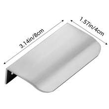 Modern Minimalist Cabinet Handles Aluminum Alloy Drawer Wardrobe Door Pulls - single hole - View 9