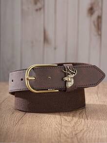 1pc Casual Minimalist Buckle Belt Women's Vintage Patchwork Decorative Waist Belt Suitable For Matching Dresses And Jeans - BH1251 - View 27