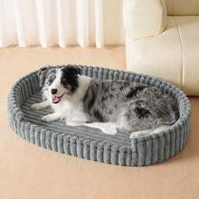 1pc Pet Bed For Cats And Dogs, Winter Warmth And Insulation, Suitable For Small, Medium And Large Pets, Plush Material With High-Density Sponge, Fast Rebound, Semi-Enclosed Bottom, Anti-Slip And Moisture-Proof, Puppy House, Kitten House - Multicolor - View 8