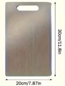 High-Quality 1/3 Set Premium Stainless Steel Cutting Board – Double-Sided Steel Material, Smooth Surface, Suitable For Kitchen And Restaurant Use, Durable And Easy To Clean, Perfect For Cutting Fruits, Vegetables And Meats, Kitchen Essential | Modern Kitchen Utensils | Durable Cutting Board, Kitchen Cutting Board, Kitchen Chopping Board, Kitchen Utensils, Kitchen And Home Supplies, Kitchen Chopping Board, Kitchen Accessories - Multicolor - View 13
