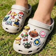 21/26/31 PCS PAW Patrol Cartoon Dog PVC Soft Rubber Shoe Charms, DIY Decorative Accessories For Clogs - Multicolor - View 4