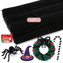 Bộ 150 sợi dây kẽm nhung thủ công nhiều màu, 3 màu phối, mềm dẻo dễ tạo hình, thiết kế đặc biệt cho Giáng Sinh - 151 cái - Xem 13