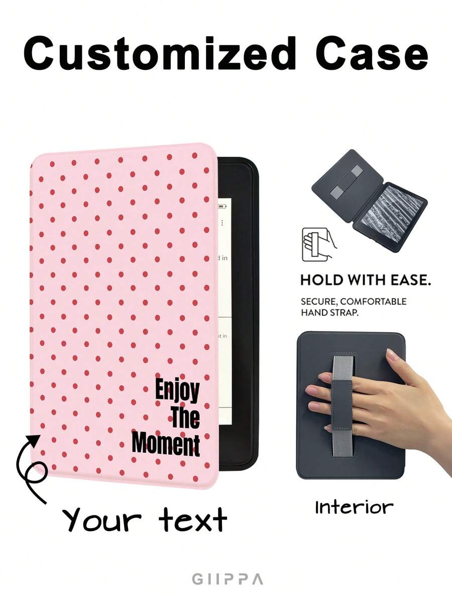 GIIPPA 1件客製化姓名 Kindle 電子閱讀器保護殼,具備自動喚醒/睡眠功能,輕巧便攜,適用於 Clara BW/Libra Colour/Clara Colour/Clara 2E、Paperwhite 10代/11代/12代、Kindle(Colorsoft)/10代/11代/12代及其他熱門機型,Kindle 配件/Kindle 保護殼,返校禮物、畢業禮物、情人節禮物、生日禮物、新年禮物、聖誕禮物 - 彩色 - 查看 1